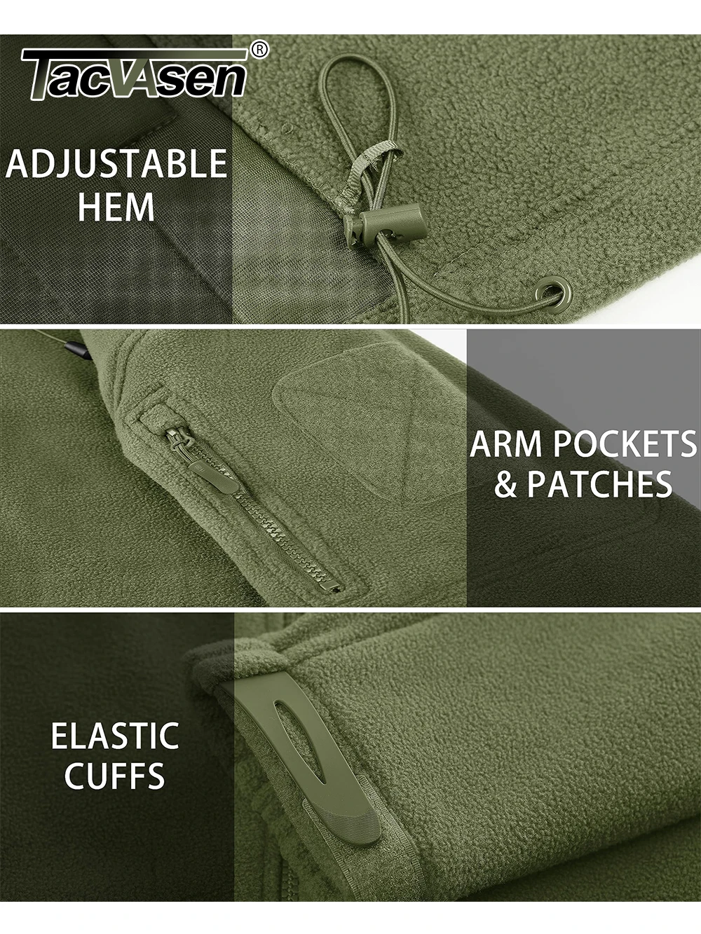 Spring/Winter Fleece Jacket W/Hoodie 4