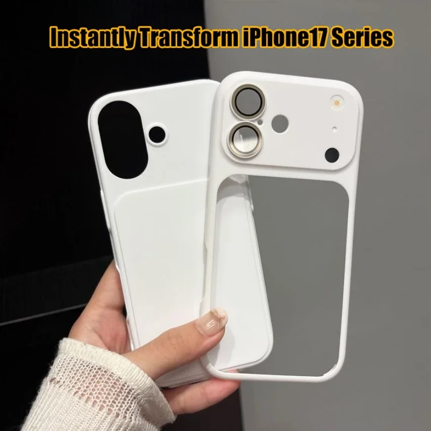 2-in-1 Shockproof Matte Case with Glass Lens Protection and Quick-Change Cover