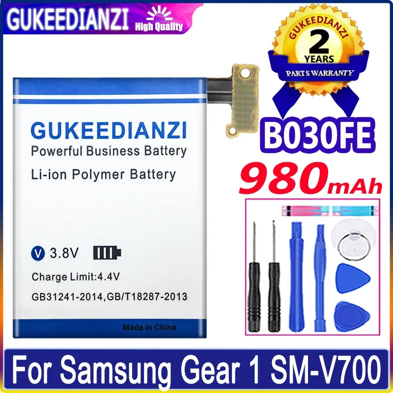 Batteria Di Ricambio Per Smart Watch Sm-V700 Per Samsung Galaxy Gear 1 Gear1 V700 Classic 980Mah B030Fe
