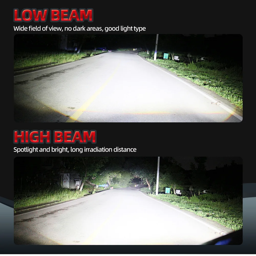 130000LM H7 H4 H11 LED Headlight High Bright CSP Chip H1 H8 H9 HB4 9006 HB3 9005 Turbo Lamp 6000K Car Light with Cooling Fan