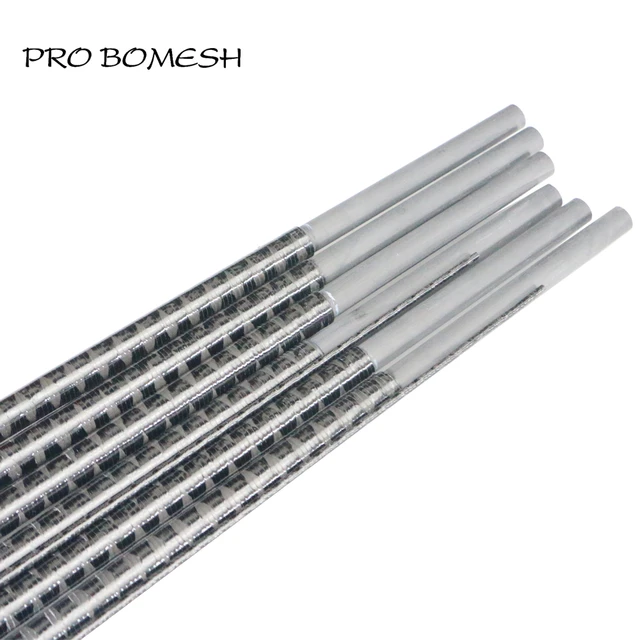 Pro Bomesh 1 Set M ML 2.1m 7FT 4 Section Xrays Wrapping Travel Fishing Rod  Blank DIY Building Component Cane