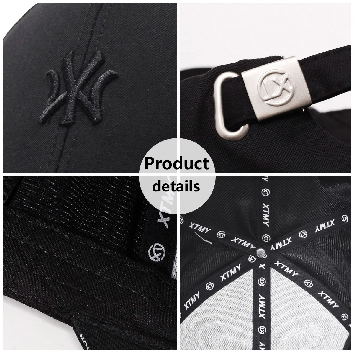 Unisex Embroidered Baseball Cap Spring and Summer Outdoor Adjustable Casual Cap Sunscreen Cap