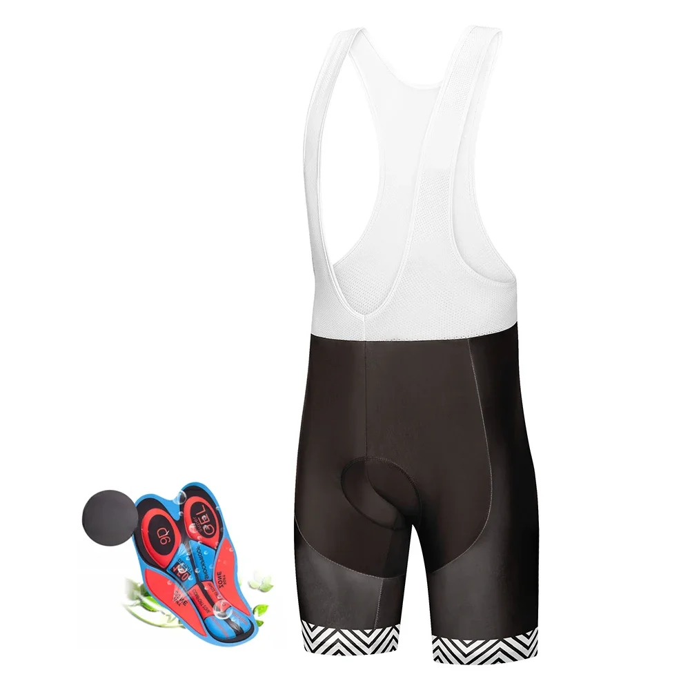 Whole Black Bicycle Bib Shorts Men Outdoor Wear Bike Cycling 9D Gel Padded Riding Bib Shorts Cycling