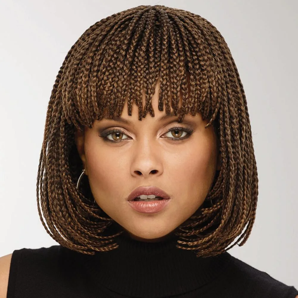 Synthetic Hair Braided Wigs Women Short Crochet Hair Braids Wigs