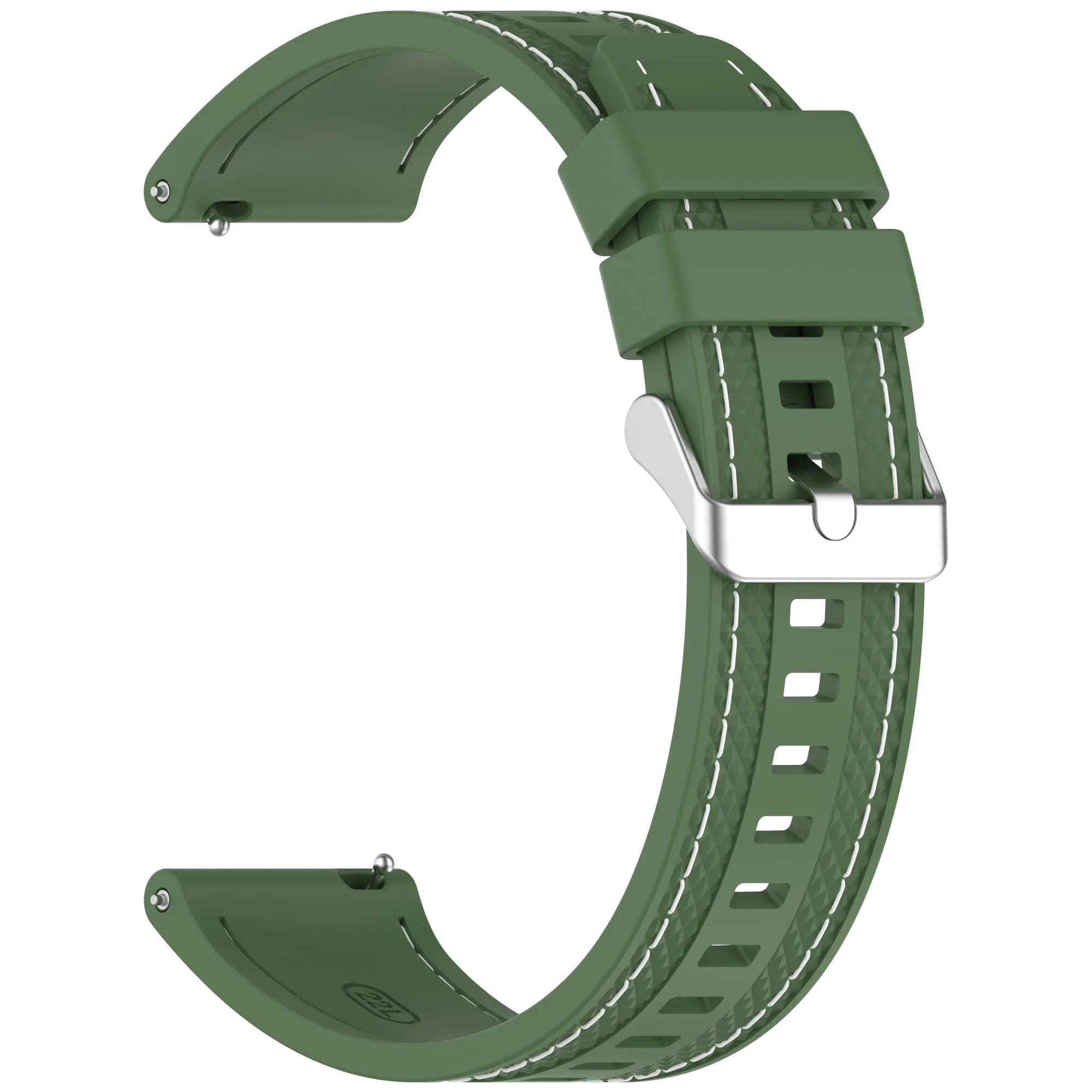 Silicone Sports Watchband with Quick Release in Soft Strap Design