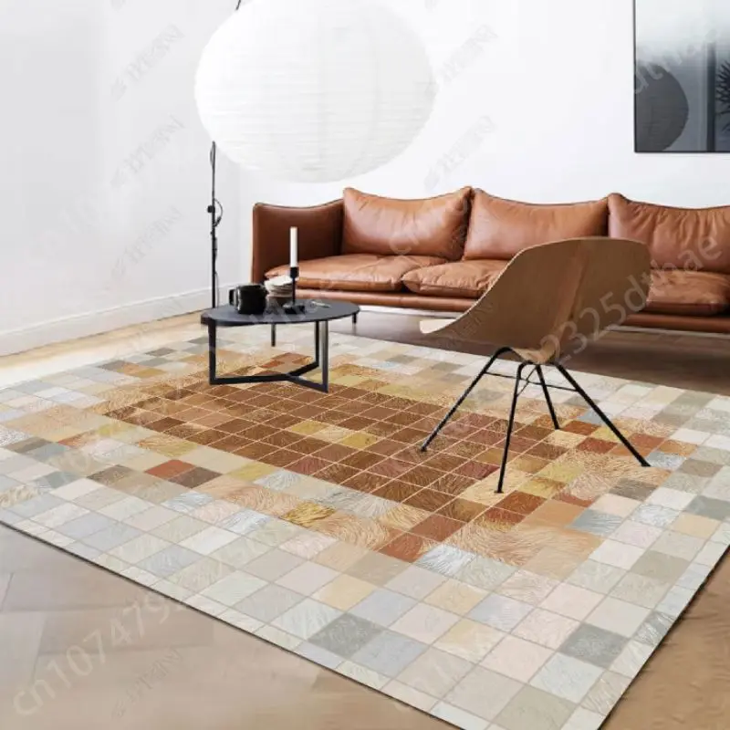 

Light Luxury Retro Carpet for Living Room Decor Washable Floor Lounge Large Rugs Non-slip Bedroom Coffee Tables Big Size Mat
