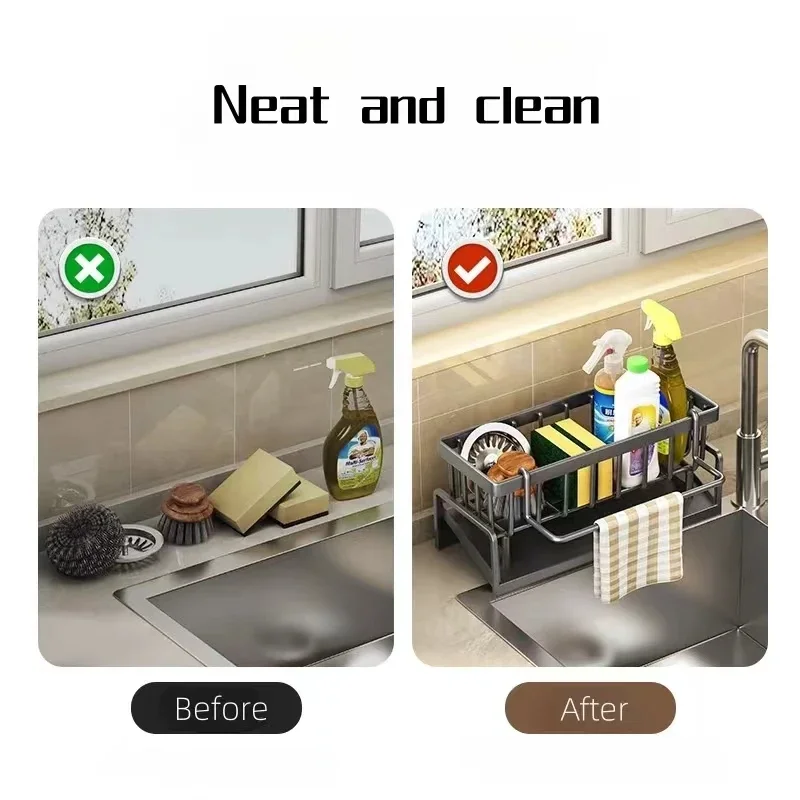 HMJ2 Multi Functional Kitchen Sponge Rack