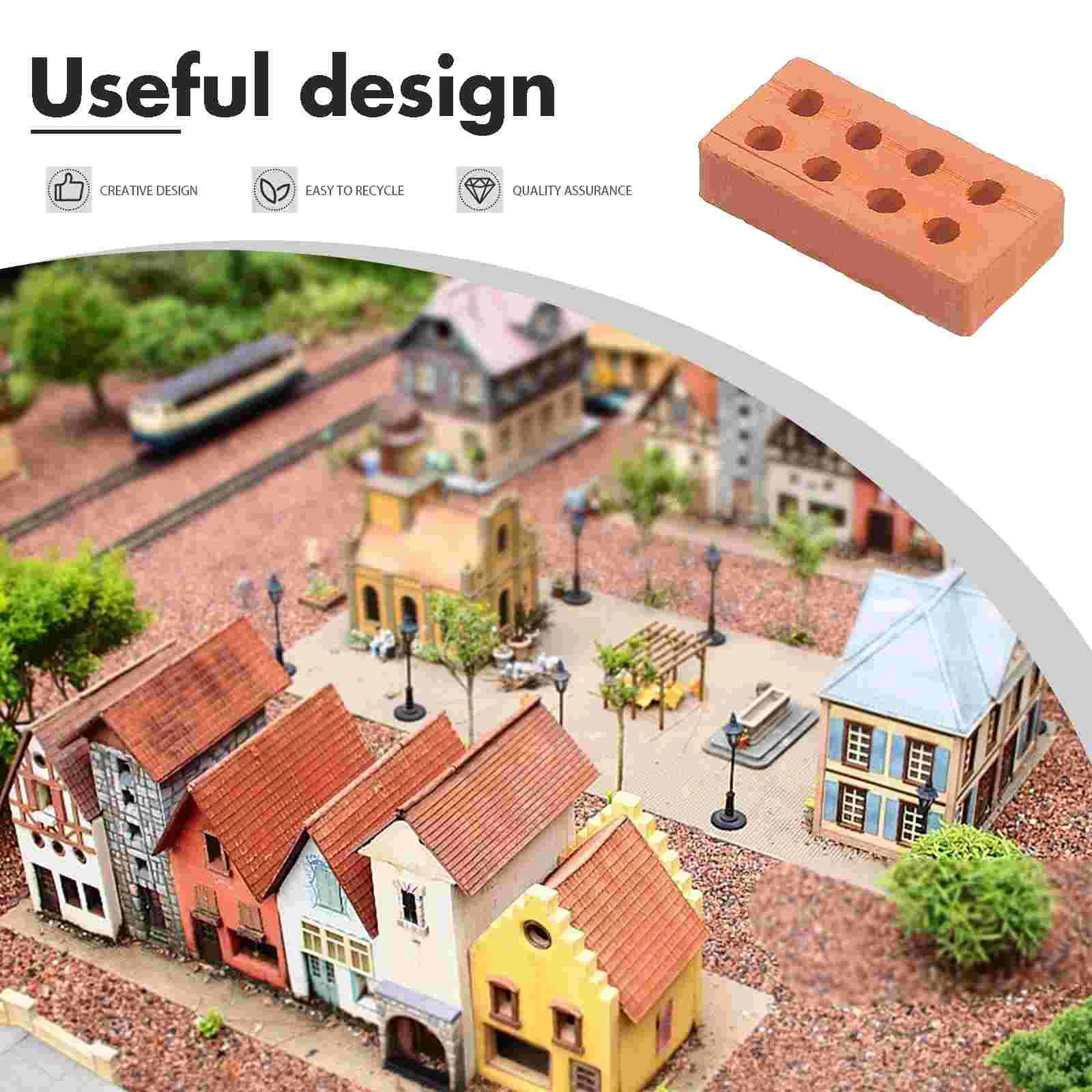 Landscaping Building Blocks 50 Pcs Mini Bricks for Landscaping