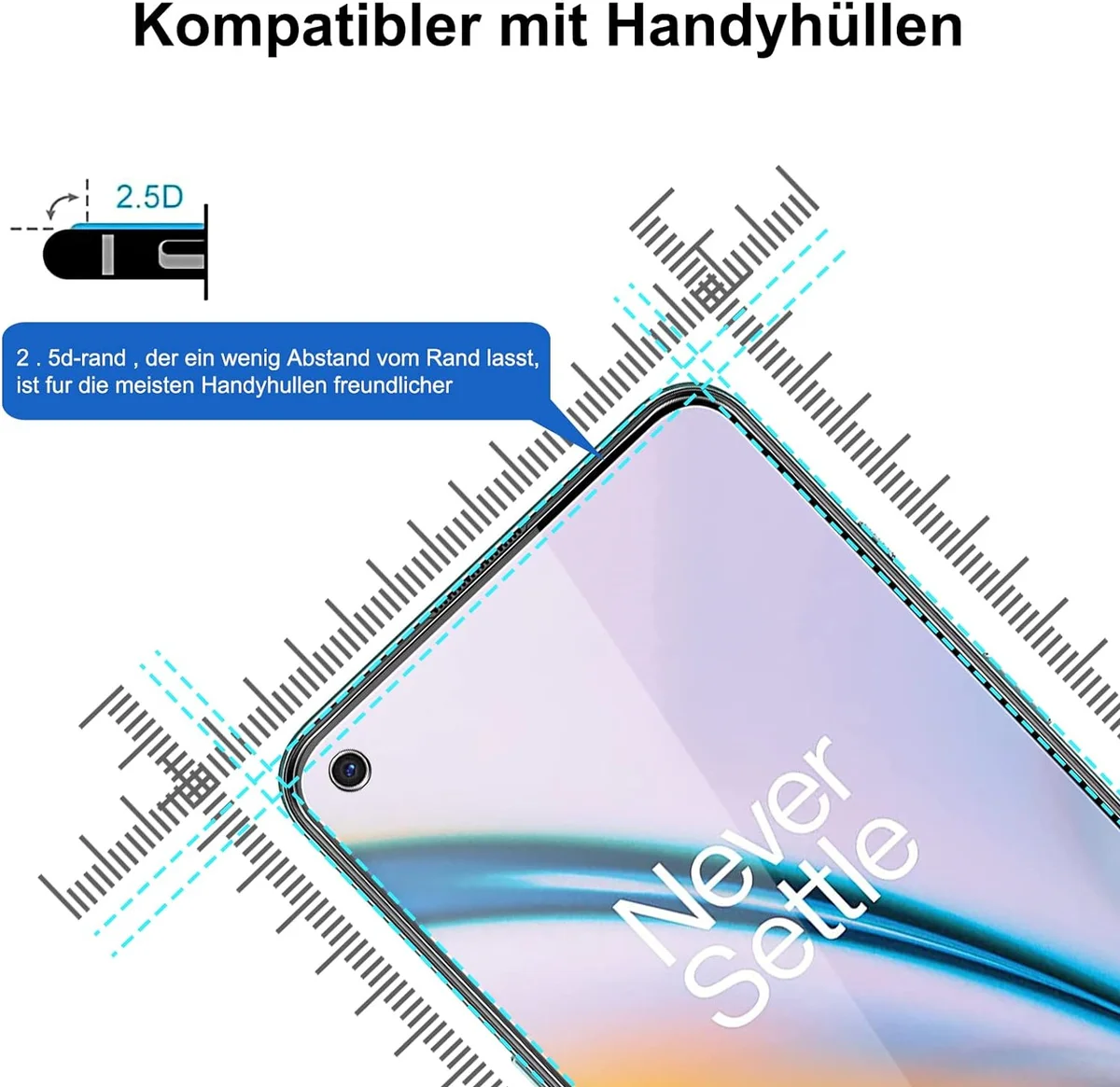 2/4Pcs For OnePlus Nord 2 5G Tempered Glass For Nord 2T Nord 2 Lite 5G Nord CE2 5G Screen Protector Glass — view 5