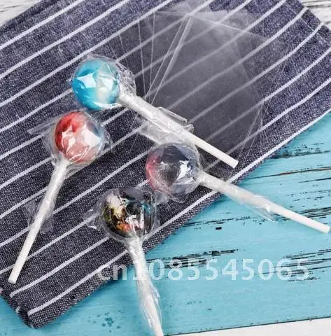 

Cake Pop Lollipop OPP Packing Bags 100pcs/pack Baking Chocolate Pop Pack Bags Sets Plastic Clear Cake Tools