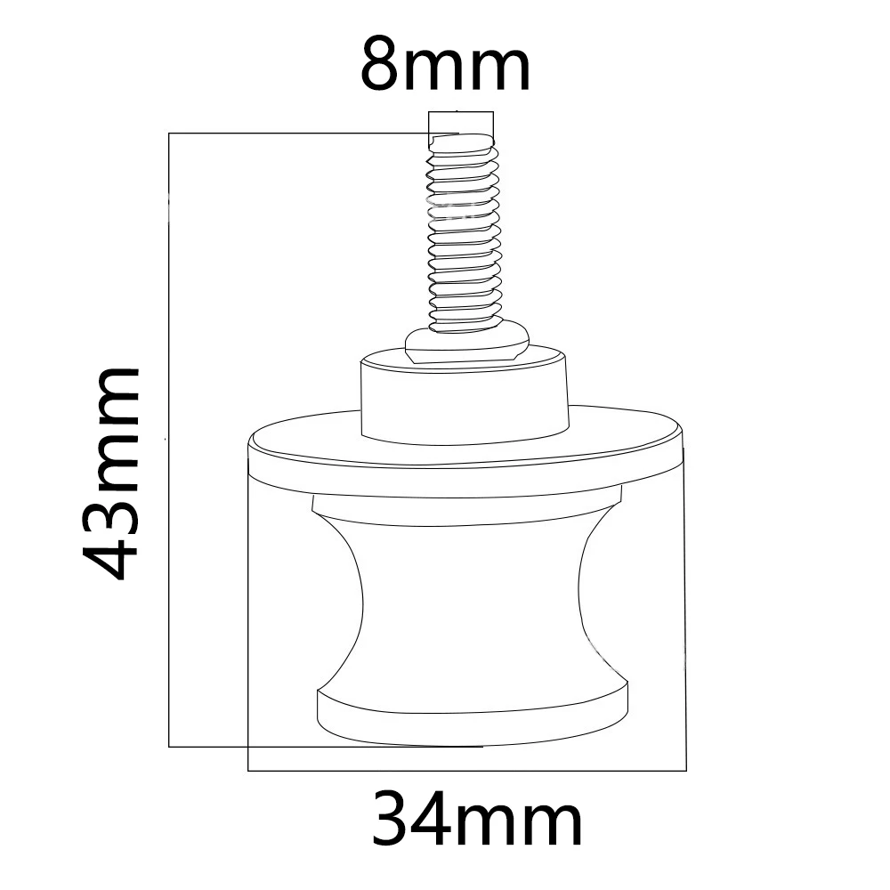 For Triumph Trident 660 Trident660 2021-2023 Swingarm Spools Slider Screws Stand Swing Arm Bolts 8MM Motorcycle Accessories