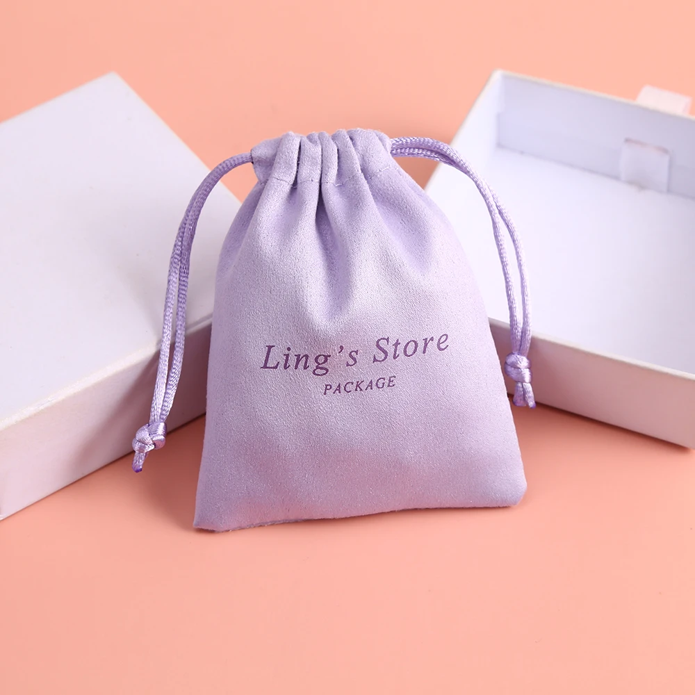 100Pcs Flannel Red Drawstring Storage Bags Christms Wedding Gift DIY jewelry organizer Reusable Home Organize Dustbag 8x10 10x15