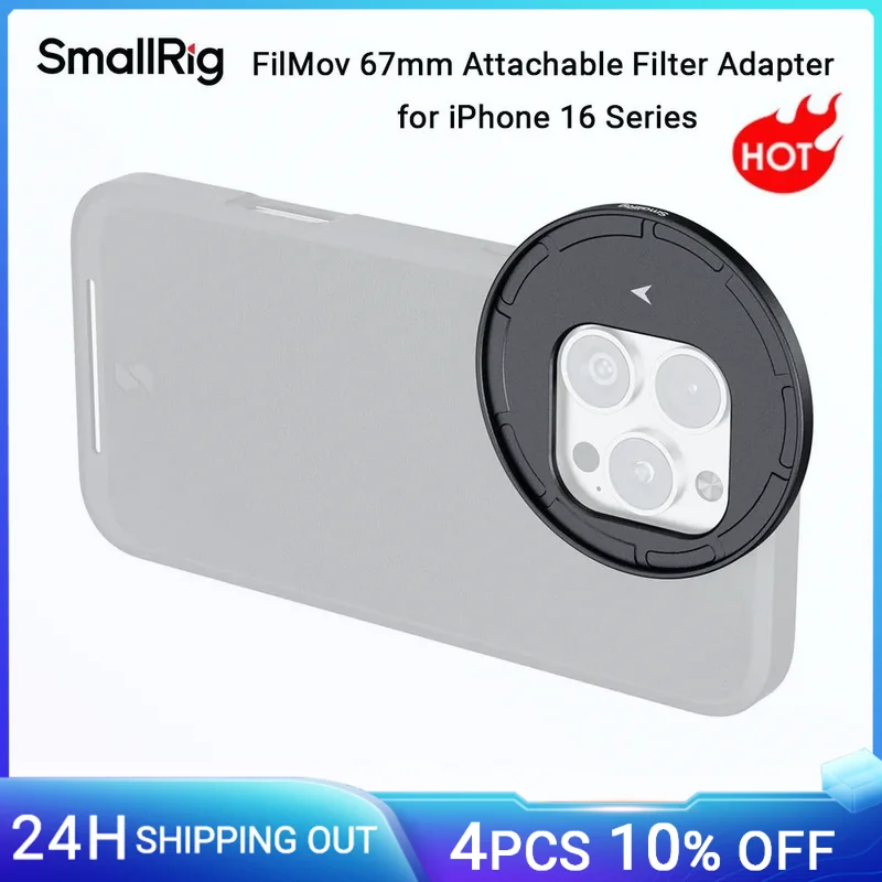 【りょー】SmallRig iPhoneケース＋フィルターアダプター 着脱式フィルターアダプター（Tマウント）67mm