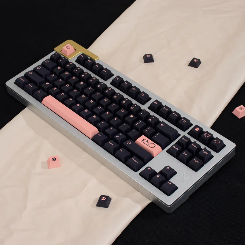 Gmk Pono 130 Chaves Cherry Profile Keycap Dye-sub Inglês Personalizado Personalidade Keycaps para Teclado Mecânico 61 64 68 75 87 Zz2 - Imagem 6