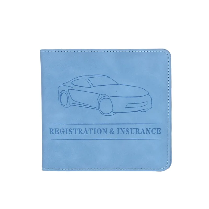 Kfz-Registrierung, Führerschein- und Versicherungskartenhalter – Leder-Fahrzeug-Handschuhfach, Kfz-Dokumente, Papierkram-Organizer – Detail 16