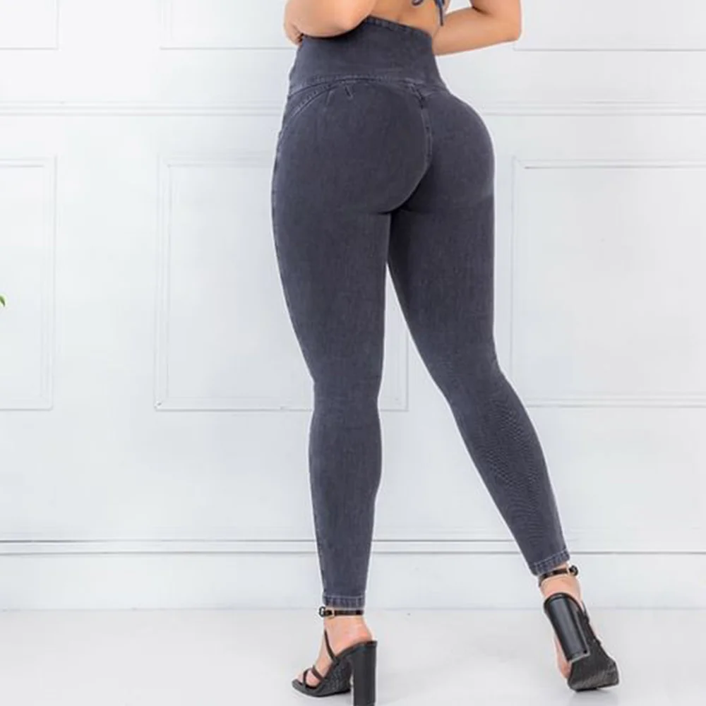 Sexy Skinny Jeans Women High Waist Peach Hip Elastic Denim Pants Women\'s Tight Feet Pencil Pants Beautiful Design 2023 Trousers