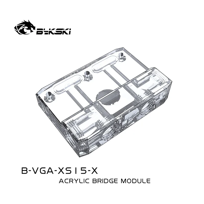 Bykski em Forma de l Ponte Módulo para Gpu Bloco de Água Acrílico Multifuncional Mudança de Direção Superior-lado B-vga-xs15-x - Imagem 6