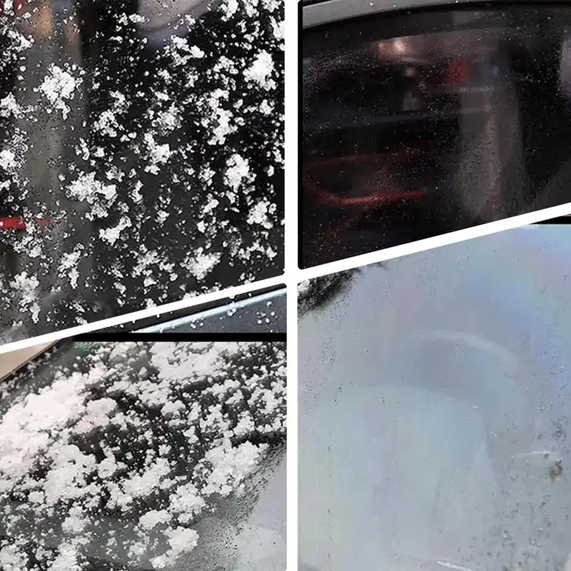 Car Glass Deicer Auto Windshield Defroster Long-lasting Car Ice Remover Agent Ice Remover Melting Spray 100ml For Preventing