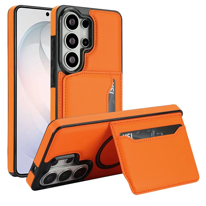 Multifunctional Magnetic Card Holder Phone Case with Enhanced Protection