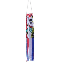 Koinobori Windsock Flag Japanese Hanging Outdoor Carp Windsocks Socks Wind Decorations Gifts Decoration Festival Decor Wall 1