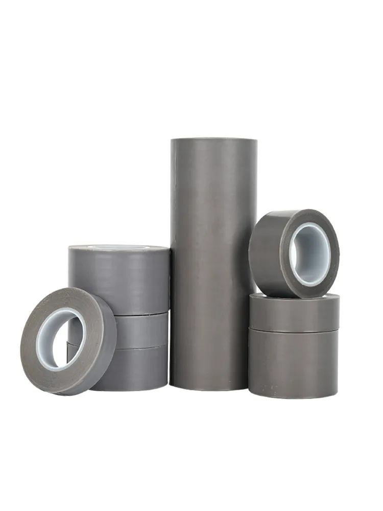 

0.08mm PTFE tape Grey heat resistant tape surface smooth and corrosion resistant 260°C high temperature tape