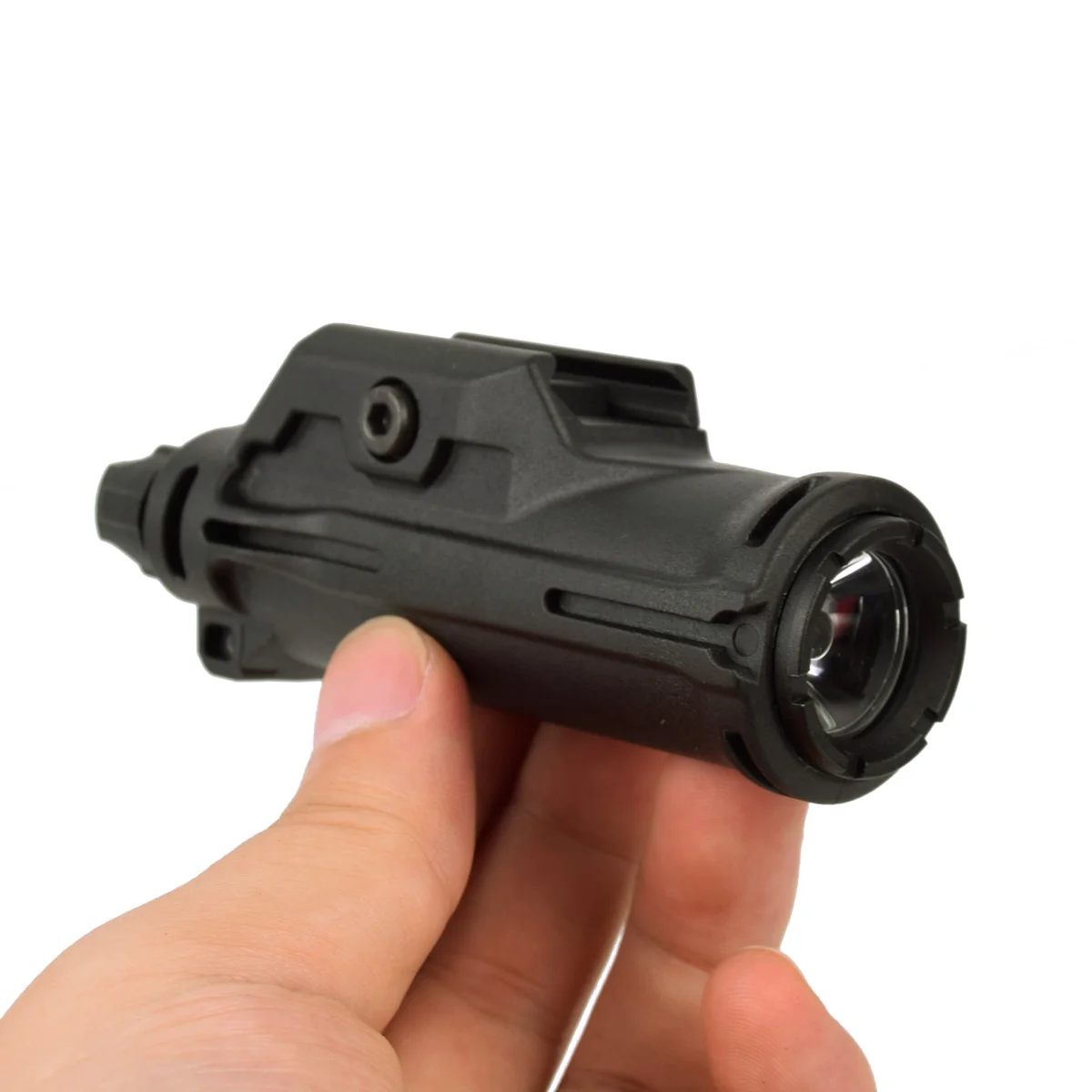 SF XH15 Taktische Pistolenleuchte, 350 Lumen, LED-Pistolen-Taschenlampe, 20 mm, Picatinny-Schiene, kompatibel mit Glock 17 18 Rapid Deploy Holster – Detail 2