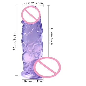 Soft Super Big Huge Realistic Dildo Vagina Stimulator Oversized Dildo Suction Cup Lesbian Sex Toys for Women 9.8inch 3