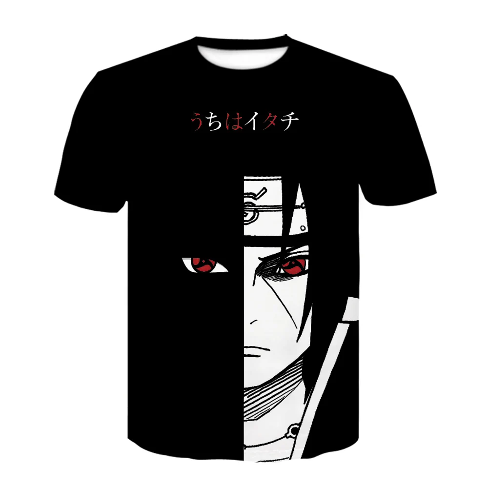 

2023 Summer New Japan Anime Kakashi 3D T Shirt Male O-Neck Cartoon Tee Tops Men/Women Cool Harajuku Clothes t-shirt