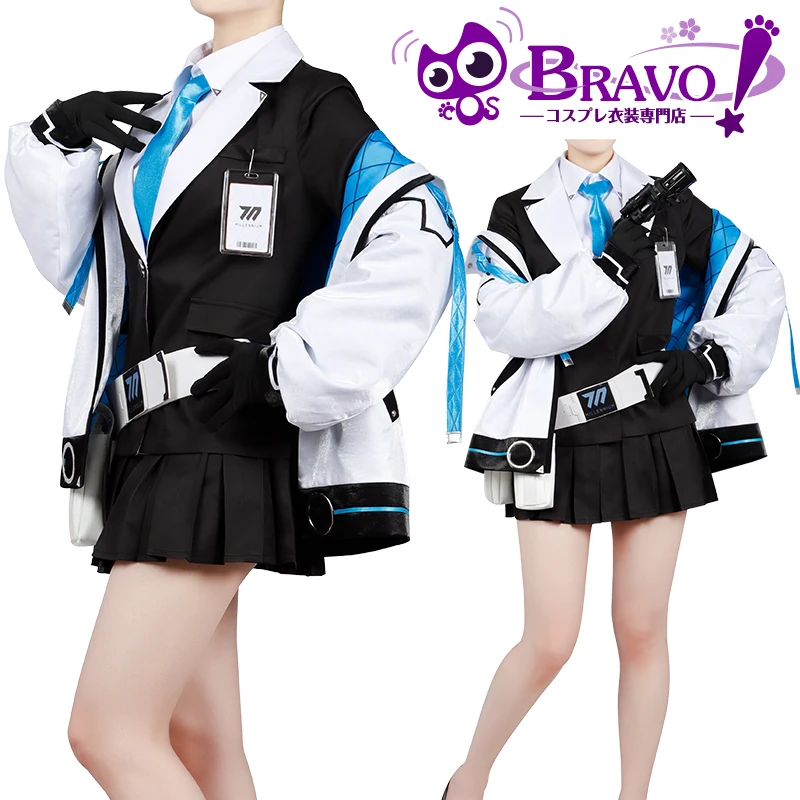 

Аниме голубой архив Hayase Yuuka Косплей Костюм Игровой костюм Милая юбка полный комплект костюм Хэллоуин