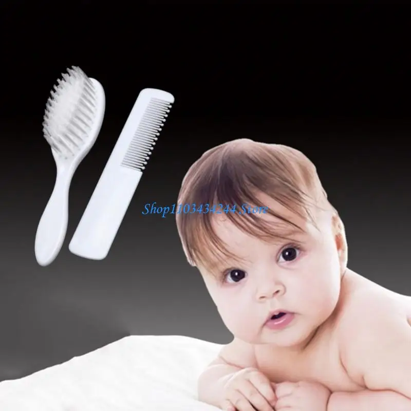 Baby Hair Brush Hair Comb Set Toddler Bathing Brush Newborn Head Massager Brush Infant Hair Grooming Comb Infant Product