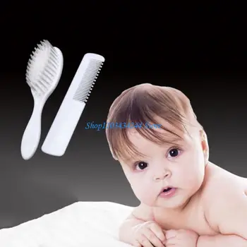 Baby Hair Brush Hair Comb Set Toddler Bathing Brush Newborn Head Massager Brush Infant Hair Grooming Comb Infant Product