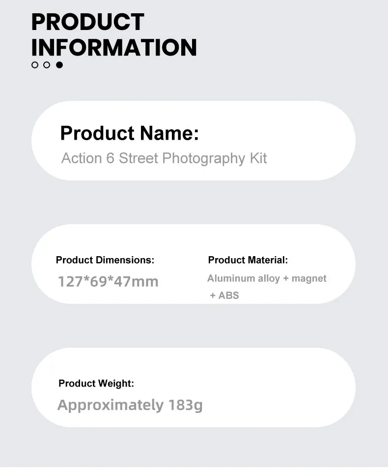 Metall-Kamerakäfig für DJI Osmo Action 6 Rahmen-Kamera Handgriff-Halterung Kaltschuh-Halterung Fotografie-Griffhalterung – Detail 14