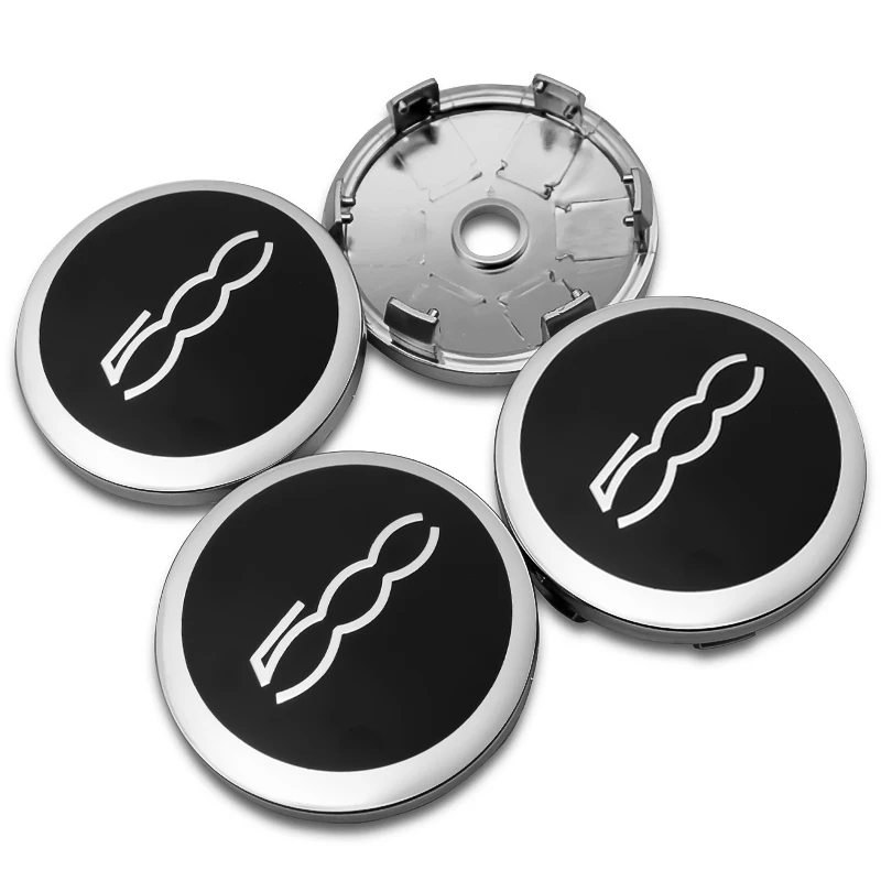 4Pc 56 60Mm Car Wheel Center Hub Cap Stickers Auto Rim Cover Emblem Badge Per Fiat 500 500X Punto Abarth Stilo Palio Bravo Doblo