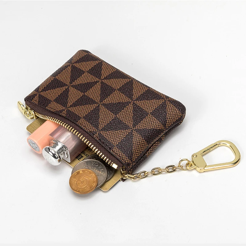 Women men Luxury Design Coin Purse Mini Purse with Chain Zipper