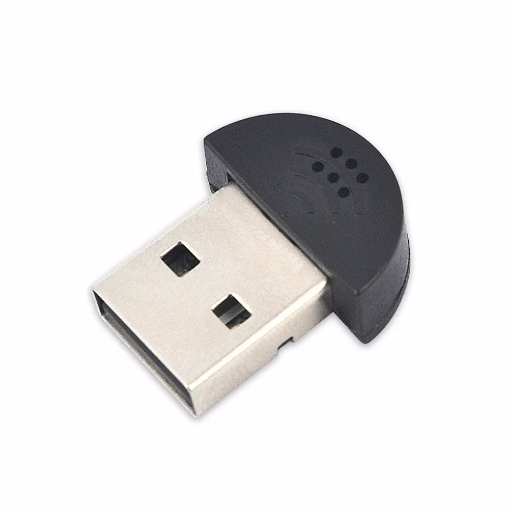 Супер мини USB 2 0 Микрофон MIC Аудио Адаптер Портативный Студийный речевой драйвер