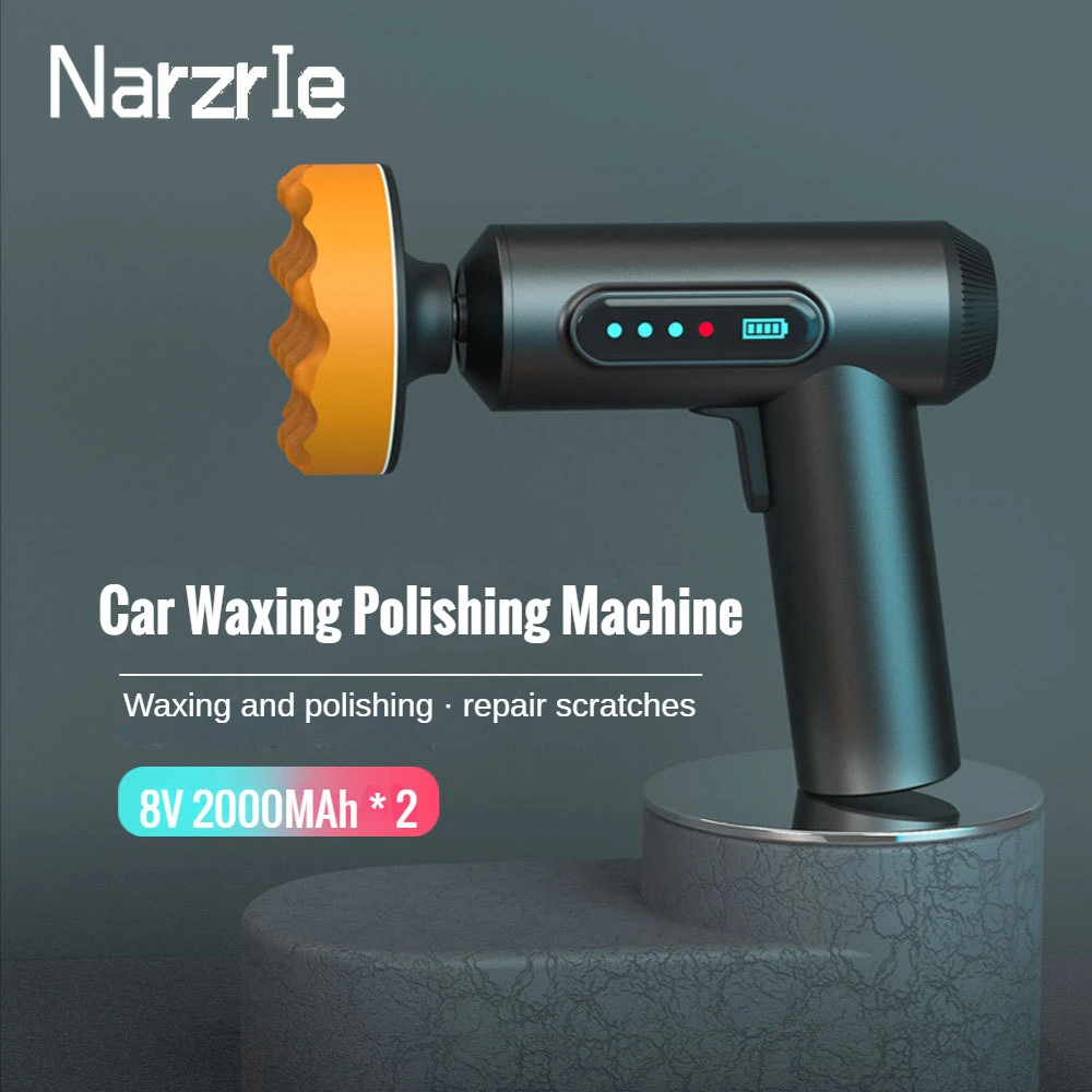 Cordless Car Polisher 2000rpm Wireless Car Polishing Machine Electric