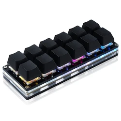 Compact Programmable Mechanical Gaming Keypad with USB-C and Hot-Swappable Keys (Black)
