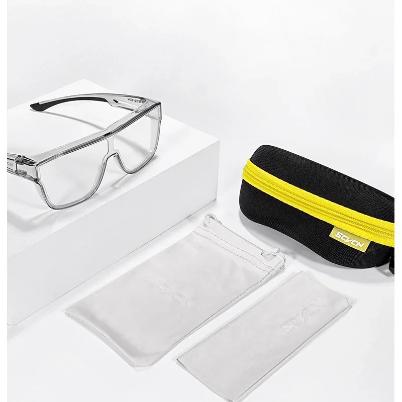 Scvcn New Cycling Glasses Photochromic Insert Windproof Goggles UV Sunglasses Fashion Men Women Fit Over Prescription Glasses