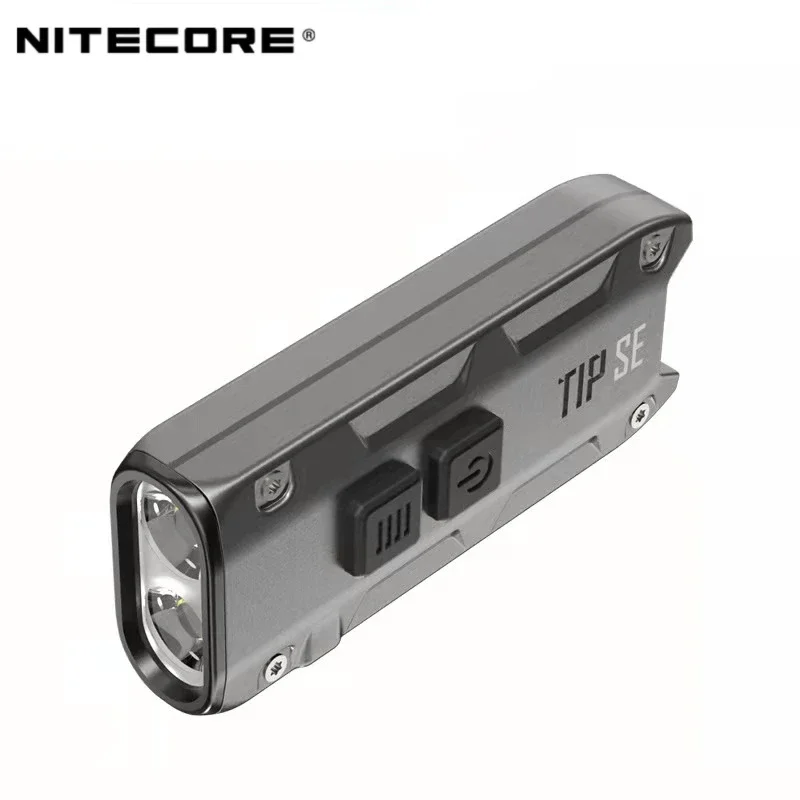 NITECORE TIP SE Keychain Light 700Lumens Dual-Core Metallic Rechargeable 4 Lighting Modes Flshlight Utilizes P8 LED Trcoh Light