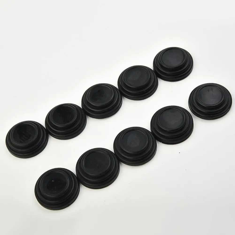 

Accessories Gasket Anti-collision Gasket Anti-Collision Easy To Install Silicone 10PCS And Black Car Shock-Absorbing