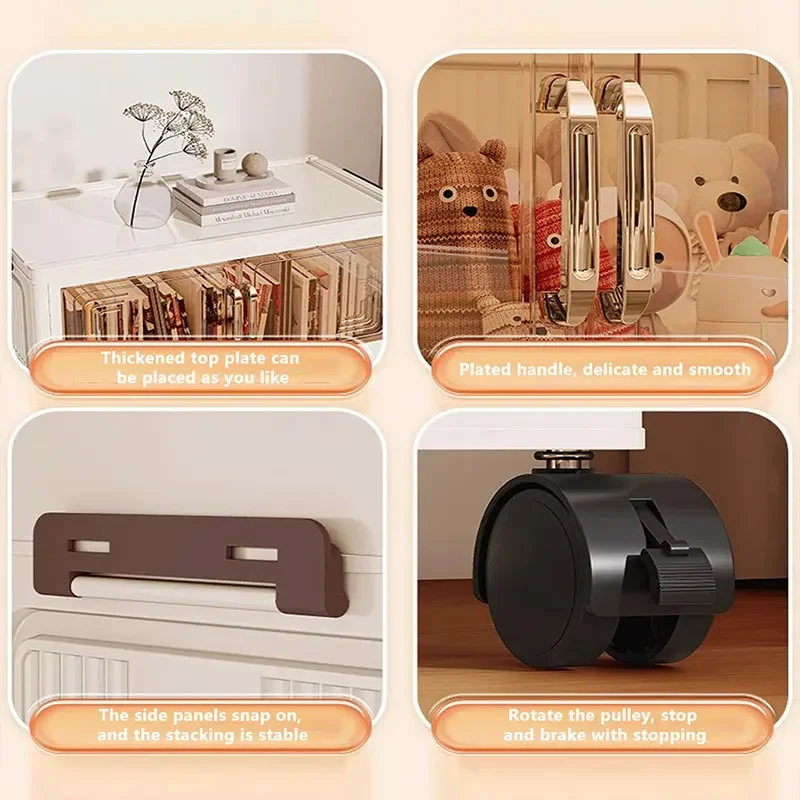 Folding Multifunction Storage Cabinet 6