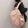 Trendy Girl Waterproof Travel Backpack Fashion Panelled Nylon Women Backpack Student Shoulder Bag Korean Style Schoolbag Bookbag 1