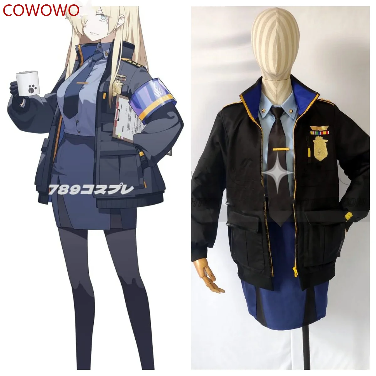 

COWOWO Blue Archive Ogata Kanna cosplay costume Cos Game Anime Party Uniform Hallowen Play Role Clothing New Full Set Dress