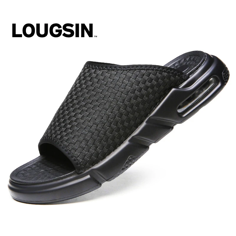 

2022 Mens Summer Slippers Cool Flip Flops Men High Quality Soft Garden Beach Slippers Fashion ManShoesZapatos Hombre Casual Shoe