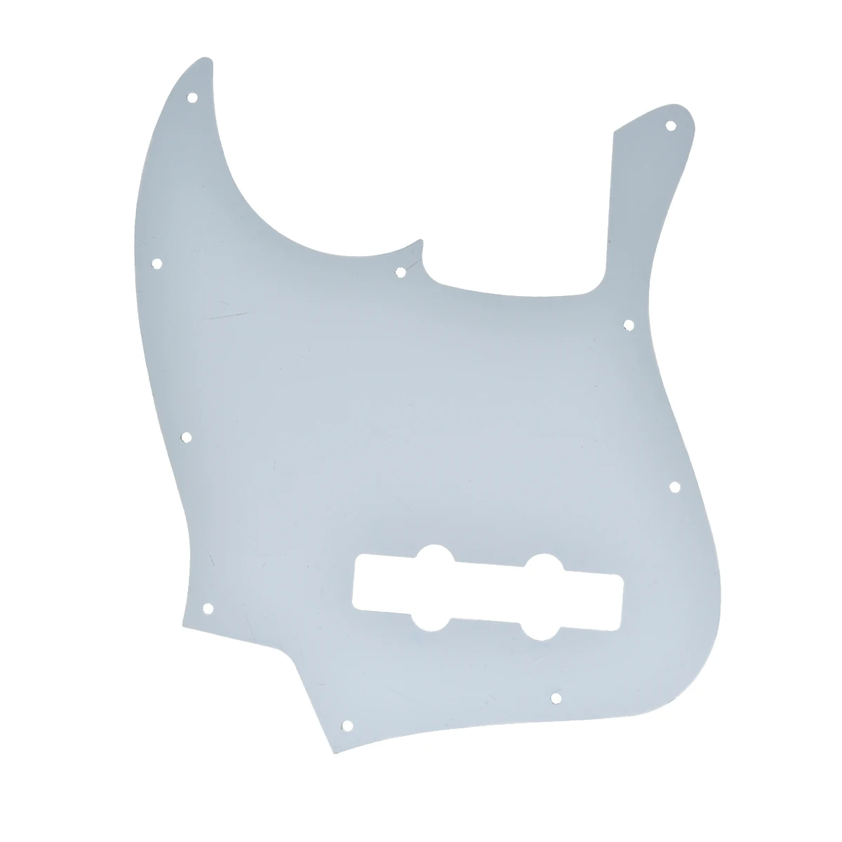 Dopro 4 String Jazz Bass J Bass Plastic Pickguard JB Scratch Plate for American/Mexican FD Jazz Black/White Grid