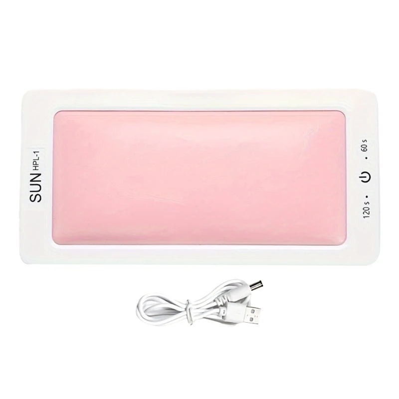 RXJC UV LED Lamp Dryer Arm Rest Hand Pillow Cushions with Light