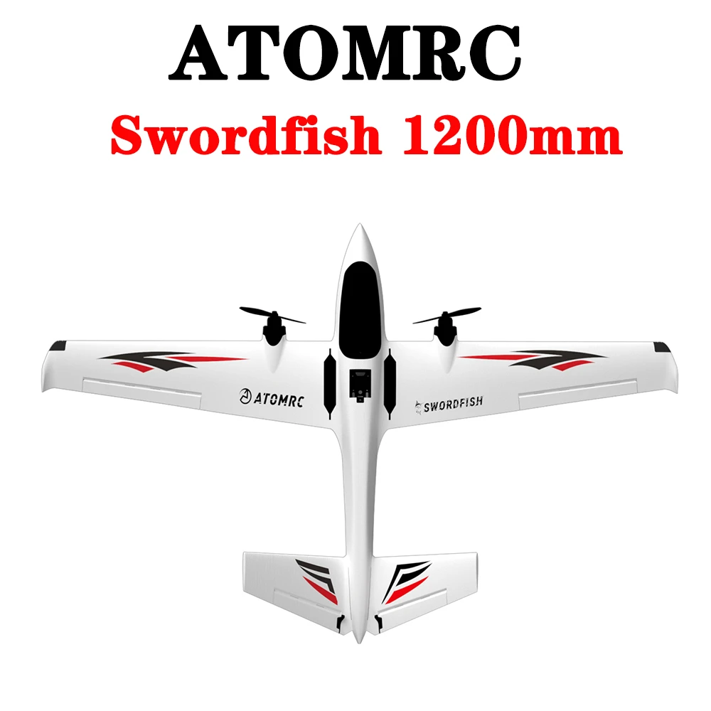 ATOMRC Swordfish 1200mm Fixed Wing Wingspan FPV Aircraft RC Airplane