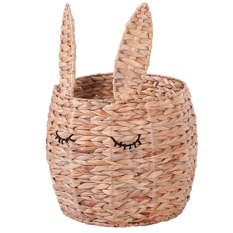

Cute Animal Design Hand-woven Decorative Storage Organization Basket