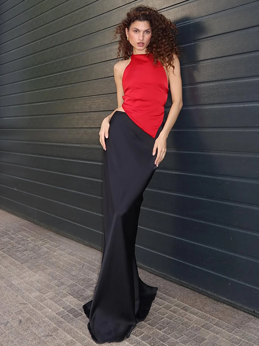 Bornladies Sexy Off-Shoulder Hanging Neck Vest Summer New Women's Chic Lace Up Backless  Tank Tops Hot Girl Sleeveless Camis