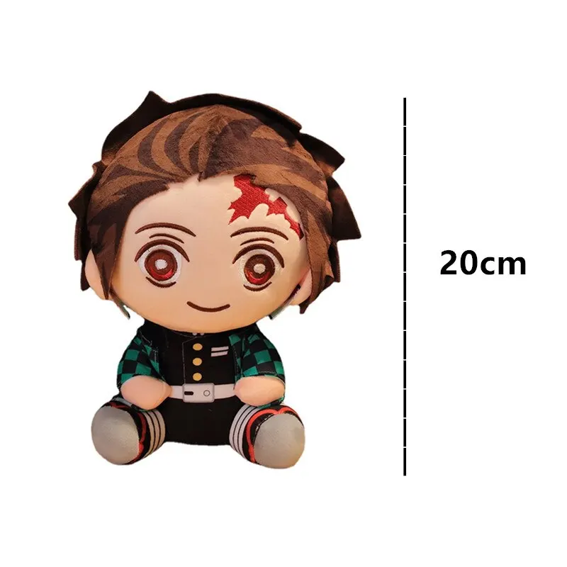 Q⑧3 鬼滅の刃 竈門炭治郎 20cm 人形 ぬいぐるみ クリスマス